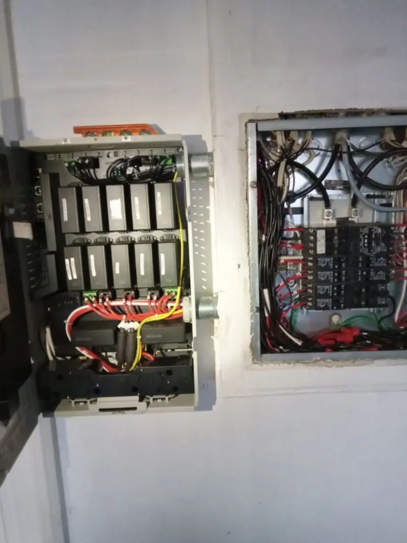 Electrical panel upgrade completed for Security Camera Wiring in Southwest Ranches